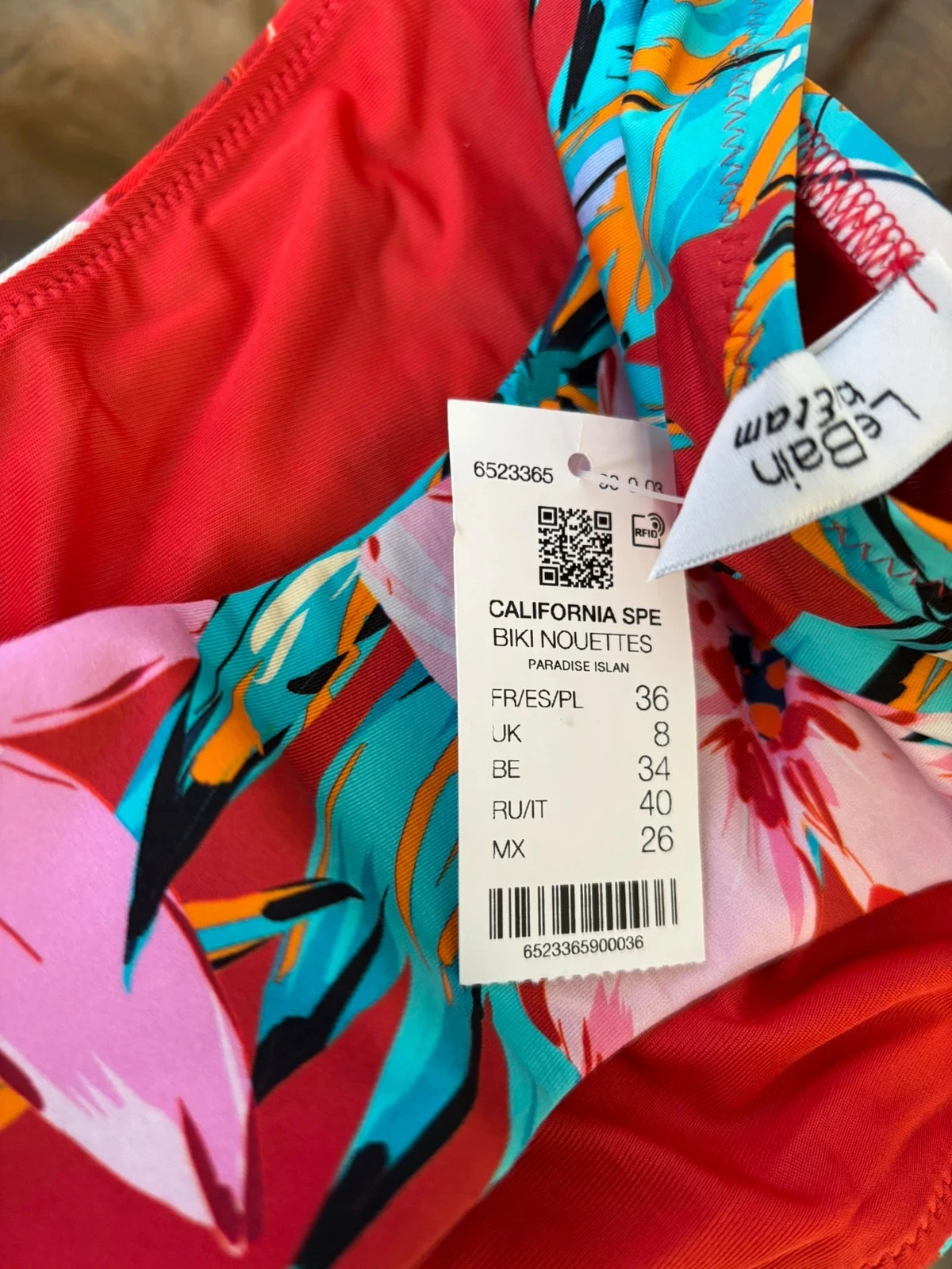 Bas de maillot de bain Etam nouette fleurs 36 – photo 4